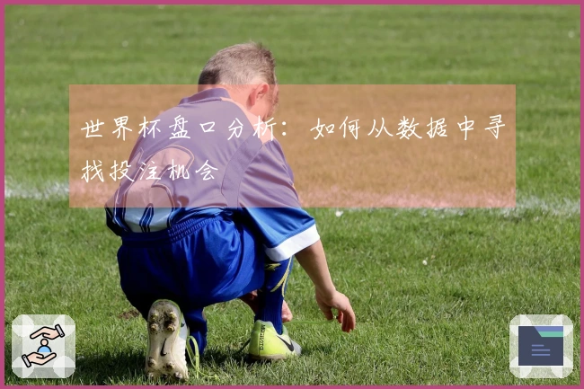 世界杯盘口分析：如何从数据中寻找投注机会